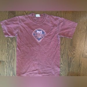Vintage washed Phillies mba tshirts - small